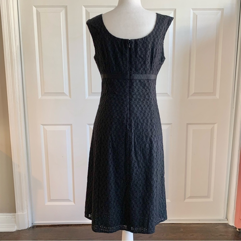 Ann Taylor Black Eyelet Summer Dress - Picture 4 of 6